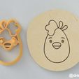 Egg chick_2.jpg Form for cookies and gingerbread the Egg chick