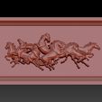 011.jpg Race Horse wood carving file stl OBJ and ZTL for CNC