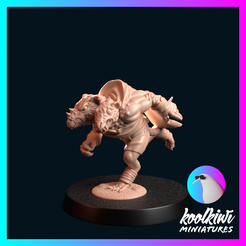 wf a RELAY STL file Tainted Outcasts Fantasy Football Team Rat Player・3D printer model to download, koolkiwi_Miniatures