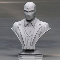 19.jpg Бюст MR Knight - телесериал Moon Knight - 3D-печатная модель Marvel Comics
