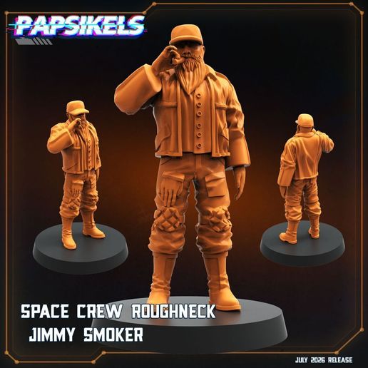 SPACE CREW ROUGHNECK JIMMY SMOKER