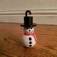 Snowman.jpg Hairy Christmas Tree and Ornaments