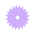 Wheel_D20_20teeth_bearing_d3mm.stl Маленькие пластиковые шестеренки