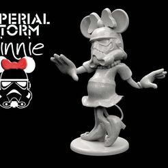 Imperial_Storm_Minnie.jpg Бесплатный STL файл IMPERIAL STORM MINNIE -Desktop Disney Trooper II-・3D-печатная модель для скачивания, BonGarcon