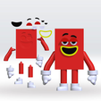 Save-the-shapes-rec0.png Save the shapes 2 Monster 3D Model STL MultiParts No Support Fanart Pack