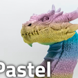 pastel.png Dragon Head Phone Stand / Headset Holder