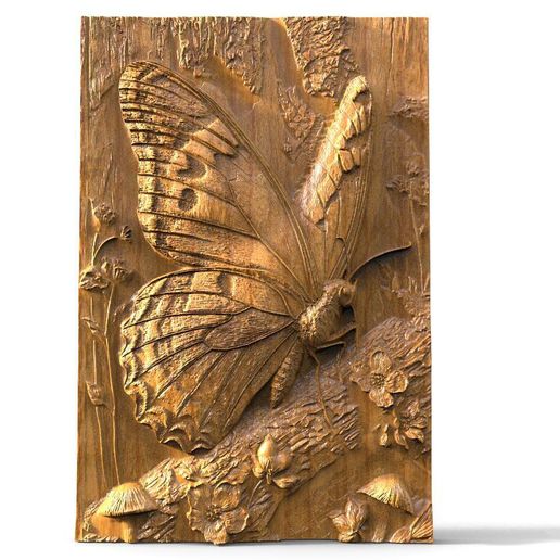 🦋 Butterfly CNC STL file・ STL File for 3D printing・Cults