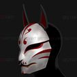 03.jpg Aragami 2 Mask - Kitsune Mask - Halloween Cosplay