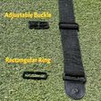 image1.jpg 2-Inch Guitar Strap Replacement Adjustable Buckle and Rectangular Ring Set