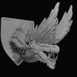 ALa34th2.png Alatreon Elder Dragon Monster Hunter Wall Mount - Wall Trophy Decoration