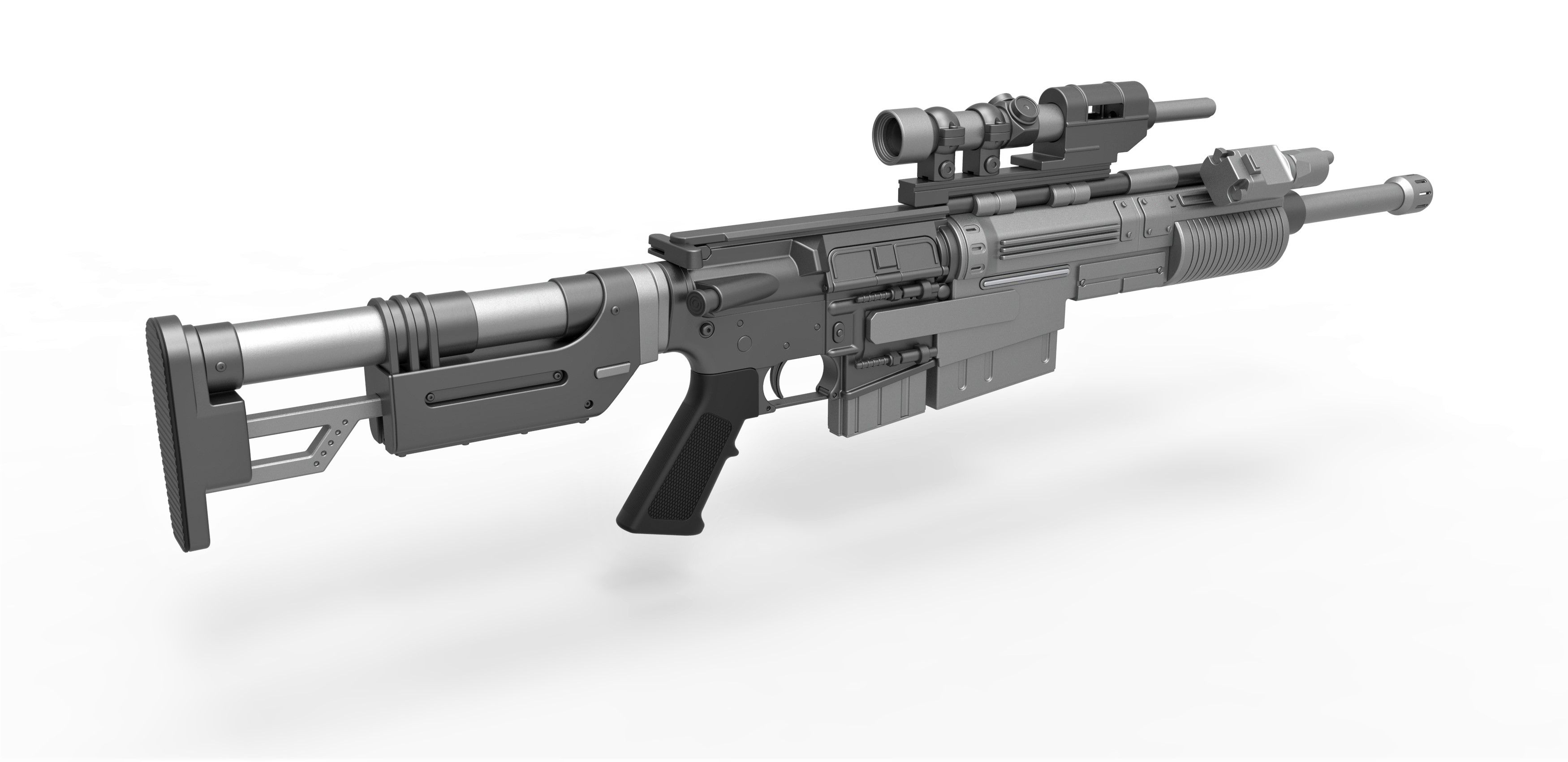 Star Wars A280/A295 rebel  blaster Prop 3d printed KIT 1:1 scale ANH ESB ROTJ