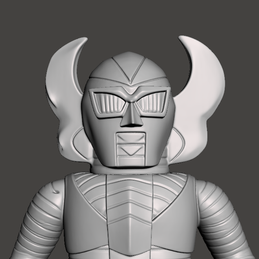 🤖 FAN AR RETRO 70S Denjin Zaborger sofubi Takatoku・ OBJ File for 3D ...