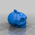 pumpkinskull_earring_remix.png Crâne de citrouille v3 remix