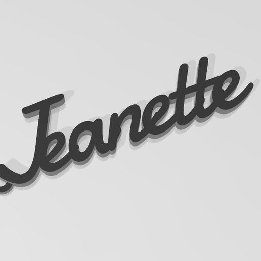 Jeanette 3D model