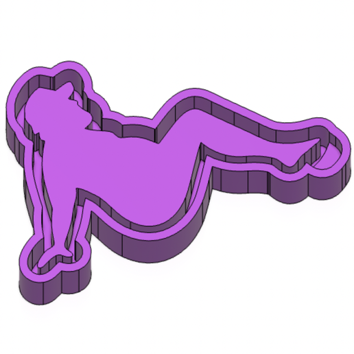 MUDFLAP GUY FRESHIE MOLD - 3D MODEL MOLDING FOR MAKING SILICONE MOULD 3D model