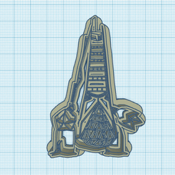 884-Duraludon-Gigantmax.png Файл STL Покемон: Гигантамакс Дюралудон Резак для печенья・3D модель для печати скачать