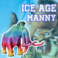 manny1_1.png Archivo STL gratis Edad de Hielo de MANNY・Modelo de impresión 3D para descargar