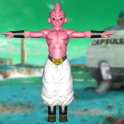 a.jpg 3D file KID BUU DBZ CHARACTER・3D printable model to download