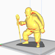 4.png Master Roshi and his Turtle 3D Model