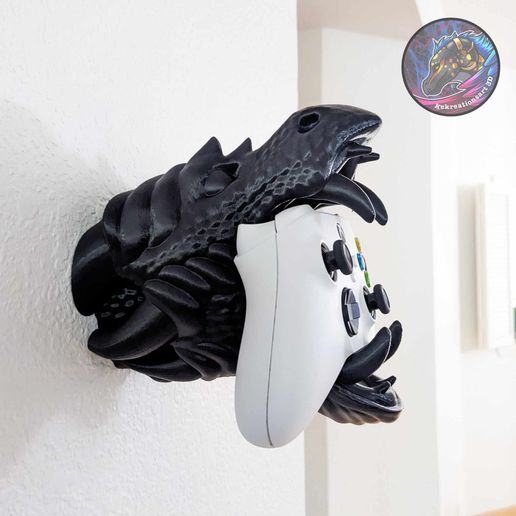 354269538_3150673535078145_3268752101819816048_n.jpg Dragon Head Gaming Controller Stand, Controller Wall Mount