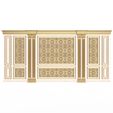 002-31.jpg Boiserie Classic Wall with Mouldings 018 White