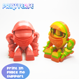 PRURINERG at od ae at) SUPPOrt STL file Buzz Lightyear Flexible Print In Place No Support・Template to download and 3D print
