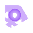 paint_swatch_smooth_downleft.stl モジュール式カラー見本壁掛け