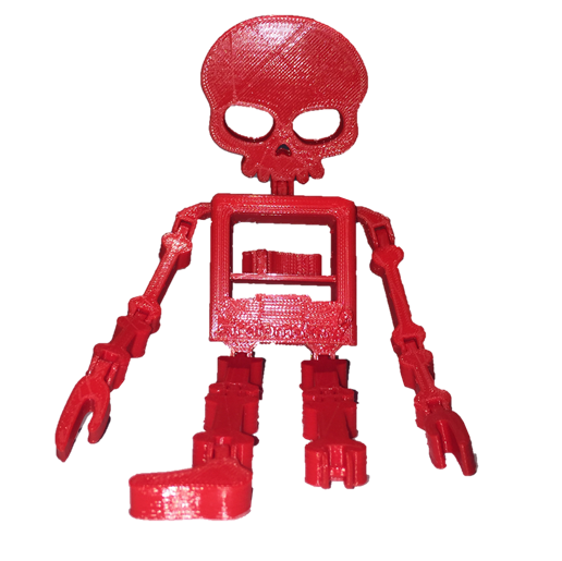 mascot STRATOMAKER 3D print skeleton