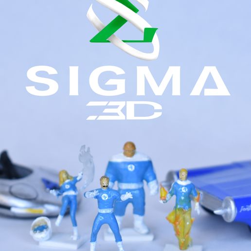 4fantasticos pack 1/64includes bby - 3D model önizlemesi