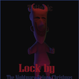 Mesa-de-trabajo-1_4.png 👺Lock By The Nightmare Before Christmas character sculpture 3D STL (KEYCHAIN)👺