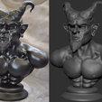 Comparison.png Devil/Demon Bust Sculpture