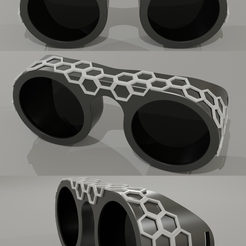 CILLL.png STL file HEX glasses・Model to download and 3D print