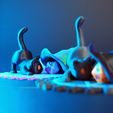 DSC_0052.jpg The Witch's Cat - Halloween D20 dice pet