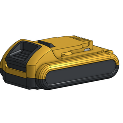 screenshot.png Fichier STL Boîtier de batterie Dewalt 21700・Design à télécharger et à imprimer en 3D