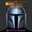 The Mandalorian Helmet_01.jpg The Mandalorian Helmet - Star Wars - 3D Printing Model