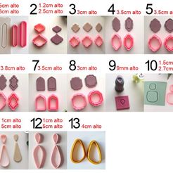 cortadores-arcilla.jpg STL file 26 SMALL CLAY CUTTERS・3D printer design to download