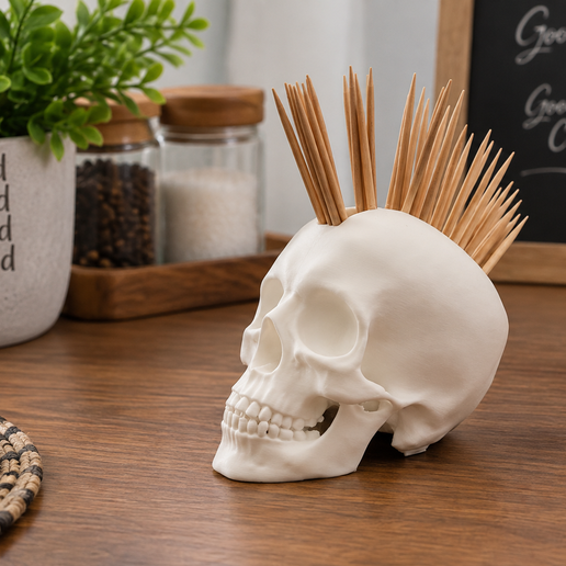 Skull Toothpick Holder