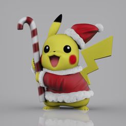 untitled.11.jpg Christmas Pikachu