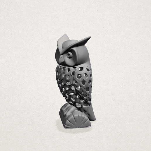 Voronoi Owl 3D model