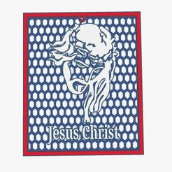 1.jpg STL-Datei Jesus Dekoration Wandkunst kostenlos・3D-druckbare Vorlage zum herunterladen