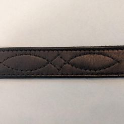 Pattern-Sample.jpg 1.5 inch / 38mm Leather Belt Stitch and Marking Jigs (6 Jigs)