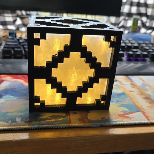 Minecraft Redstone Lamp 3D model