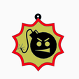 3D-model-keychain.png Serious Sam logo Keychain