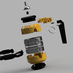 granada futurista despiece.png Fichier STL Un bateau caché dans une grenade futuriste・Design pour impression 3D à télécharger
