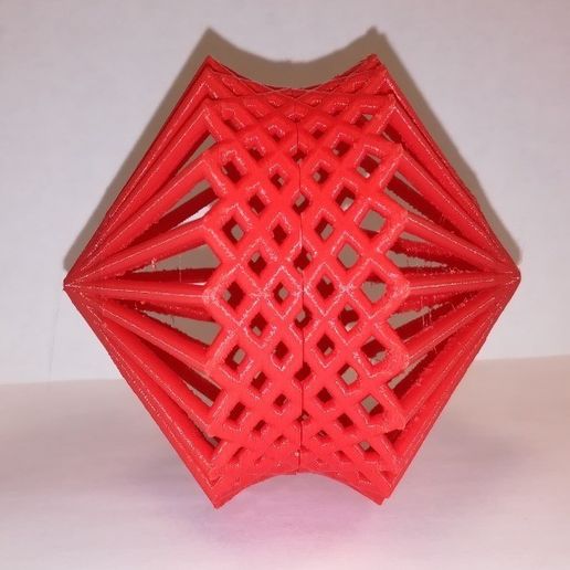 Free STL file Cube Spinning, Cage, Hyperboloid・Template to download and ...