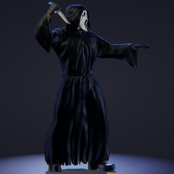cube_figure-2.png STL file Figure Ghost Face mask from Scream movie・3D printer design to download