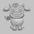 VACHE1.png Cow, STL cow file