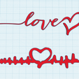 love-text-heart.png Heart, love text symbol, heart cardiograme, heart pulse