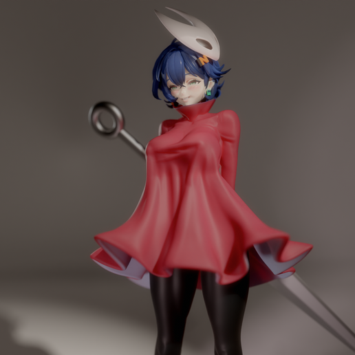 tbrender_Viewport_006.png Belle x Hornet ZZZ/ Silksong