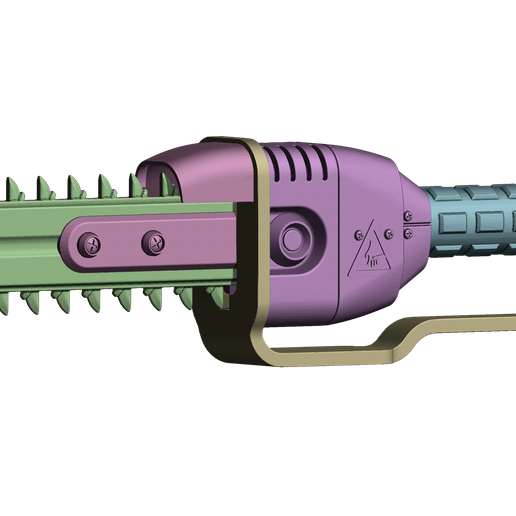 🔫 Ripper Fallout 4 Replica Prop Cosplay Weapon chainsaw・ 3D File for 3D ...